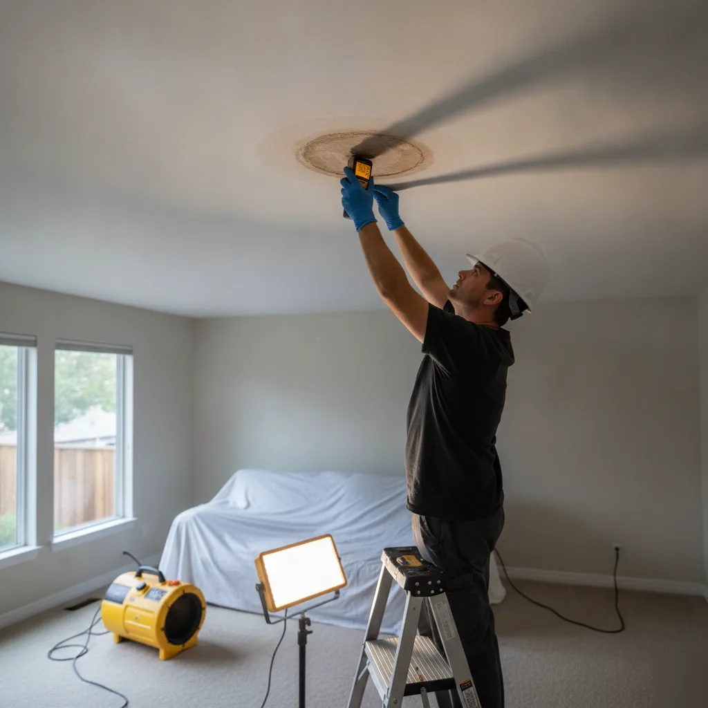 Ceiling Leak / Roof Leak Water Damage in San Jose: What to Do Before the Stain Becomes Structural